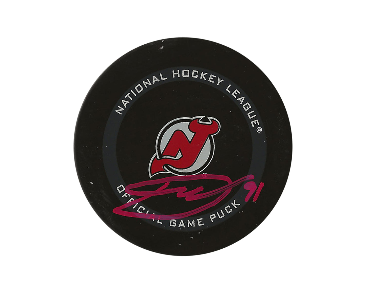 Dawson Mercer Autographed New Jersey Devils Official Game Puck