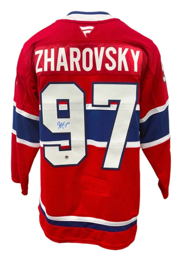 Alexander Zharovsky Autographed Fanatics Premium Jersey