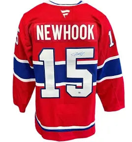 Alex Newhook Autographed Fanatics Premium Jersey