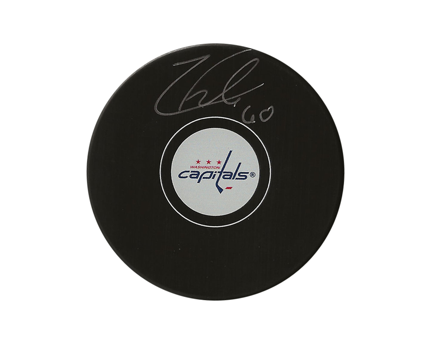 Zach Fucale Autographed Washington Capitals Autograph Model Puck