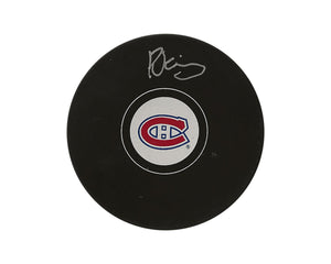 Riley Kidney Autographed Montreal Canadiens Autograph Model Puck