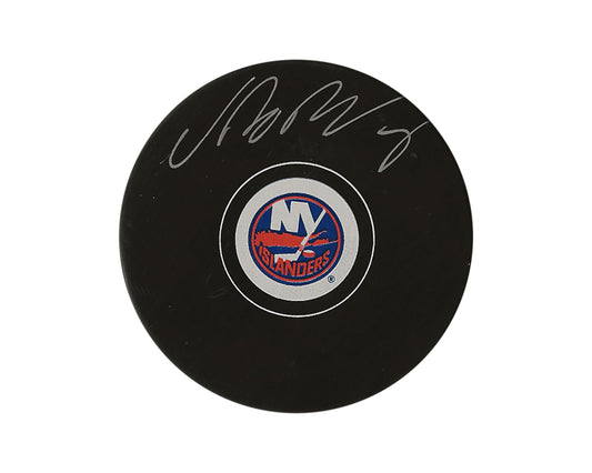 Noah Dobson Autographed New York Islanders Autograph Model Puck