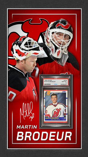 Martin Brodeur card frame
