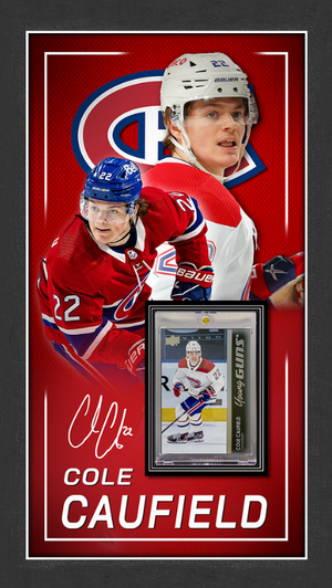 Cole Caufield card frame