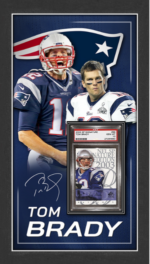 Tom Brady card frame