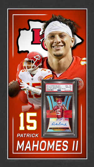 Patrick Mahomes card frame