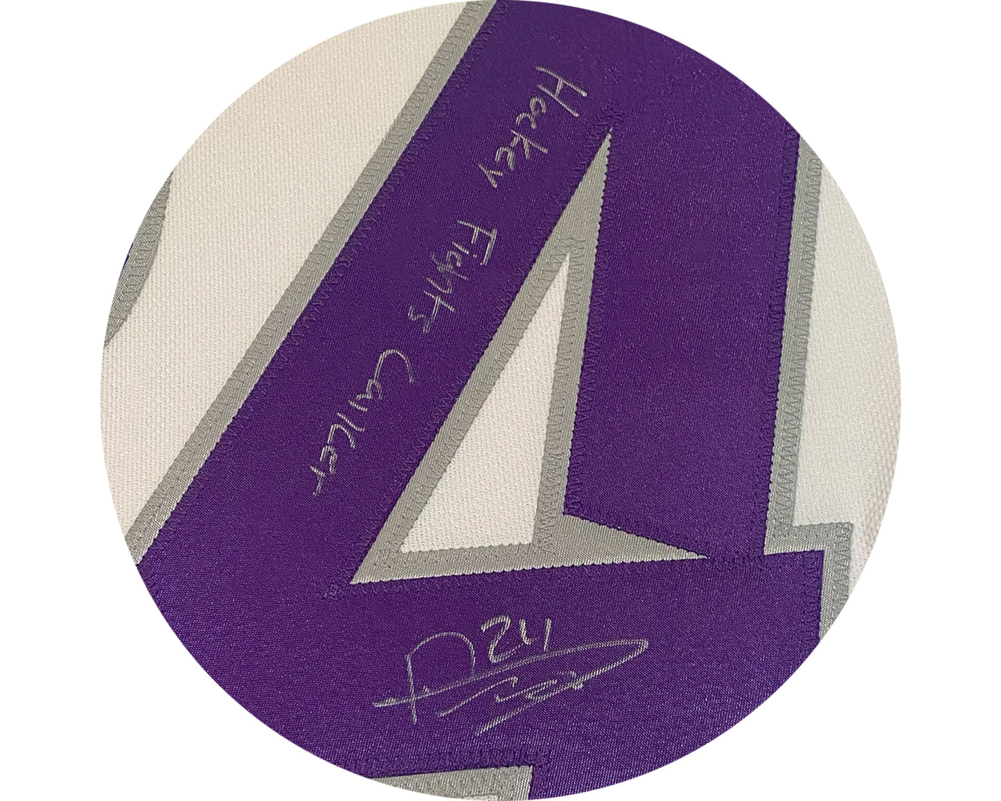 Dylan Cozens Autographed Buffalo Sabres HFC Adidas Jersey Inscribed "Hockey Fights Cancer"