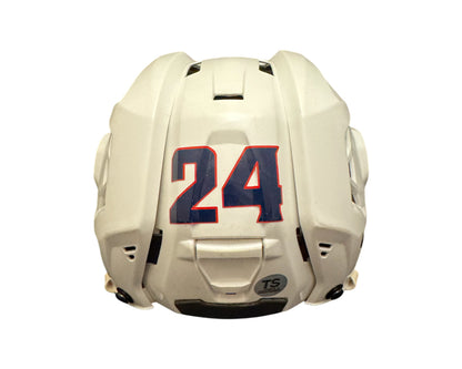 Dylan Cozens Autographed Lethbridge Hurricanes White CCM Replica Helmet