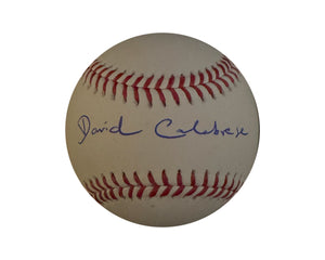 David Calabrese Autographed Full Signature Rawlings Official Major League Baseball