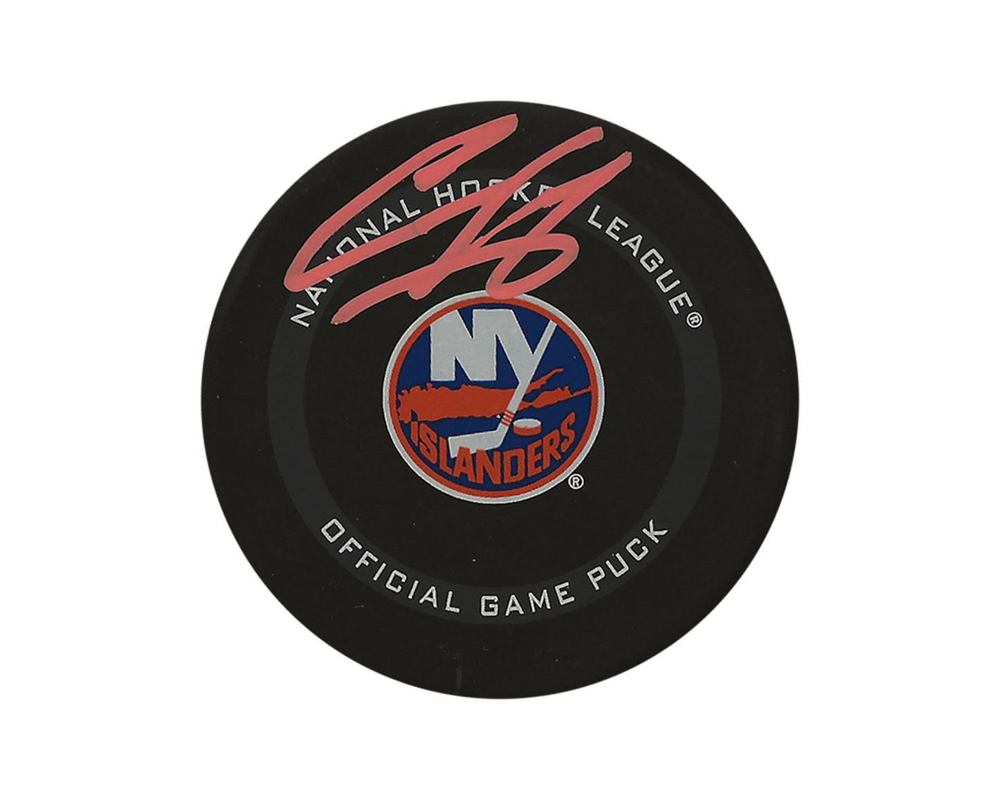 Ilya Sorokin Autographed New York Islanders Official Game Puck