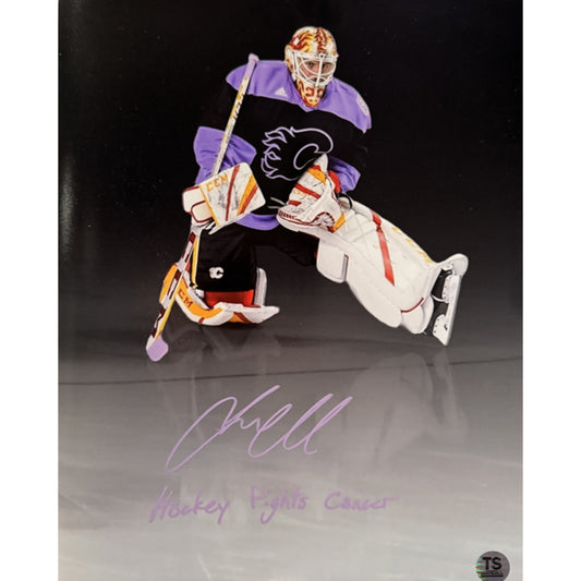 Jacob Markstrom Autographed Calgary Flames HFC Spotlight 11x14 Photo Inscribed "Hockey Fights Cancer"