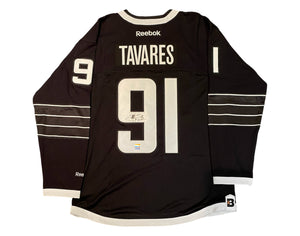 Maillot Réplique Alternatif Reebok Premier des New York Islanders signé par John Tavares