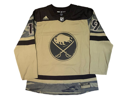 Peyton Krebs Autographed Buffalo Sabres Salute to Service Adidas Jersey