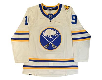 Peyton Krebs Autographed Buffalo Sabres 2022 Heritage Classic Adidas Jersey Inscribed "First Star 2G, +4"