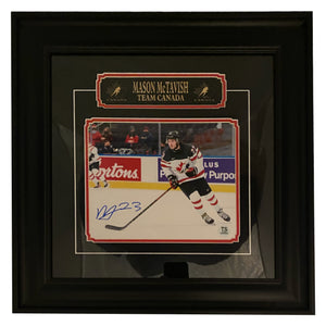 Mason McTavish Autographed Team Canada 8x10 Framed Photo