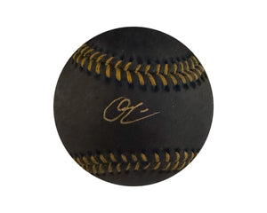 Owen Caissie Autographed Black Rawlings Official Major League Baseball