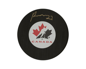 Porter Martone Autographed Team Canada Autograph Model Puck