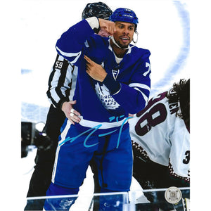 Ryan Reaves Autographed Toronto Maple Leafs Flex Celebration 8x10 Photo