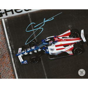 Santino Ferrucci Autographed Indianapolis 500 8x10 Photo