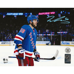 Will Cuylle Autographed New York Rangers 8x10 Photo