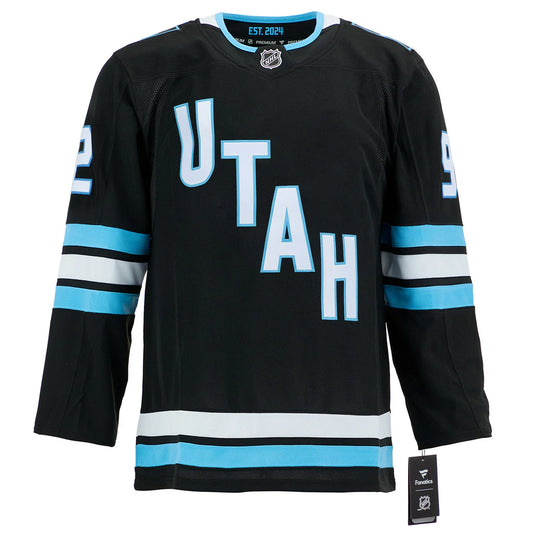 Logan Cooley Signed & Dated Utah Hockey Club Inaugural Game Premium Jersey #/24