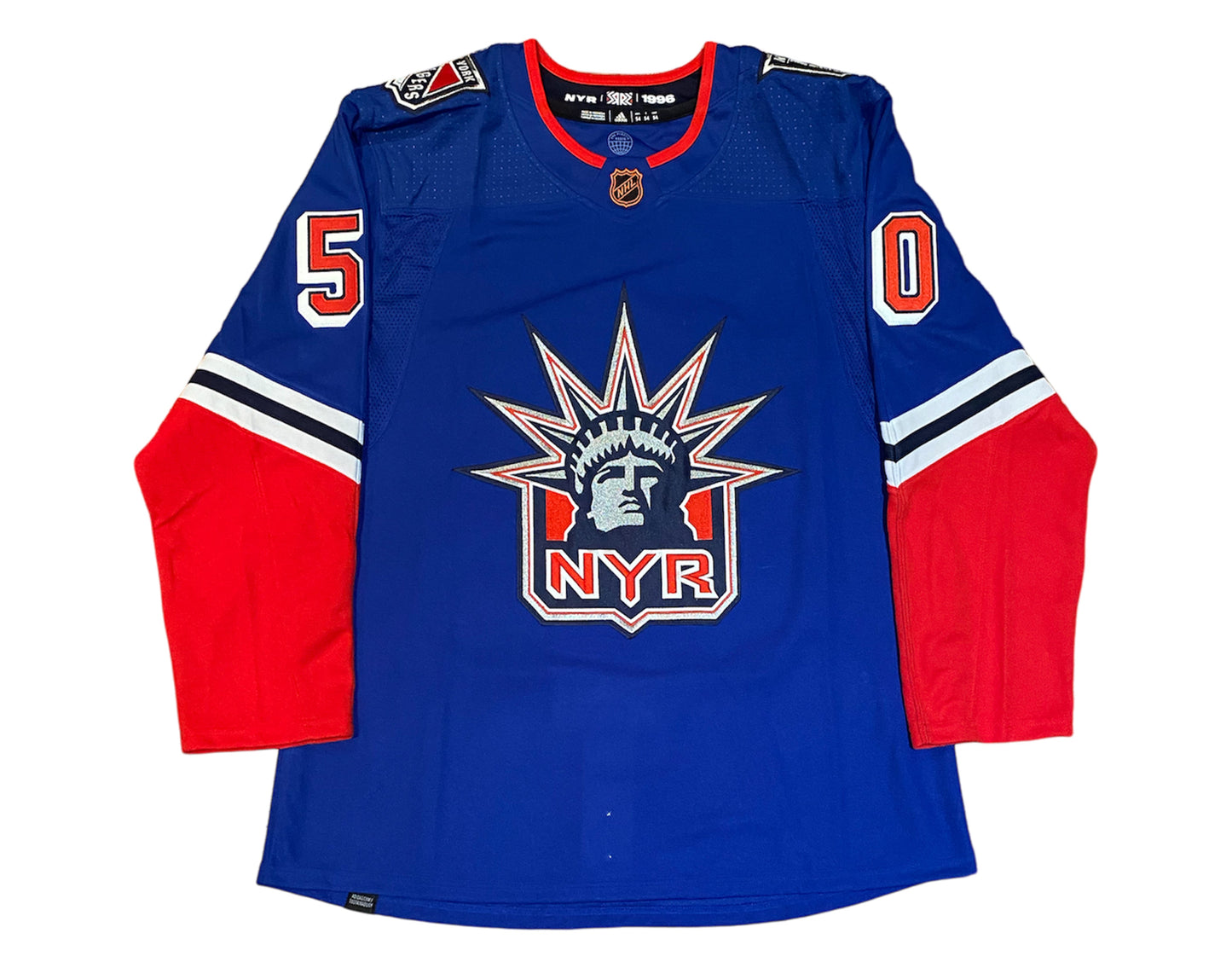 Will Cuylle Autographed New York Rangers Reverse Retro 2.0 Adidas Jersey