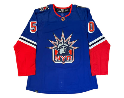 Will Cuylle Autographed New York Rangers Reverse Retro 2.0 Adidas Jersey