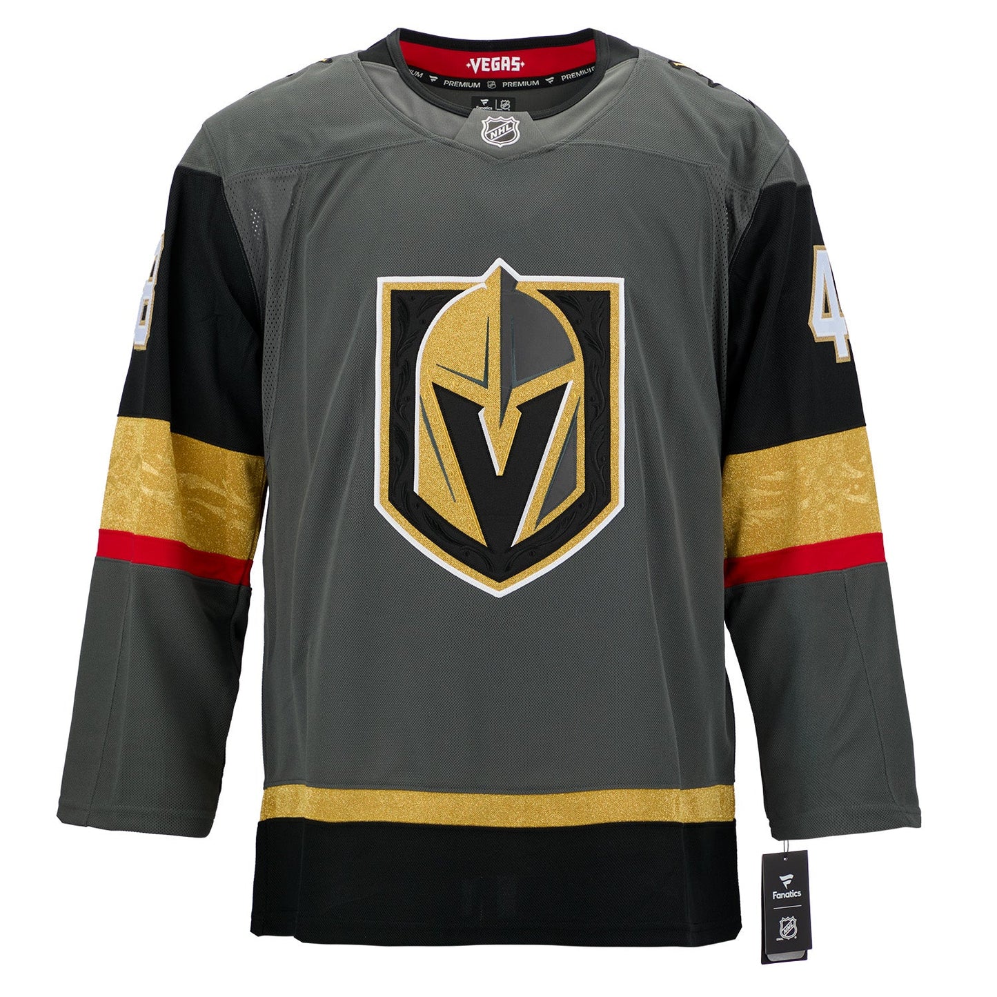 Tomas Hertl Signed Vegas Golden Knights Alt Grey Fanatics Premium Jersey