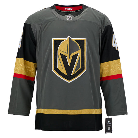 Tomas Hertl Signed Vegas Golden Knights Alt Grey Fanatics Premium Jersey