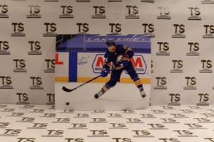 Dylan Cozens Autographed Buffalo Sabres Shooting 16x20 Photo