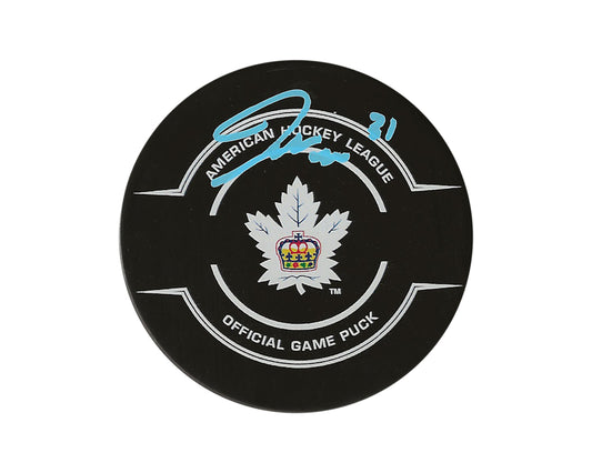 Joseph Woll Autographed Toronto Marlies Official Game Puck