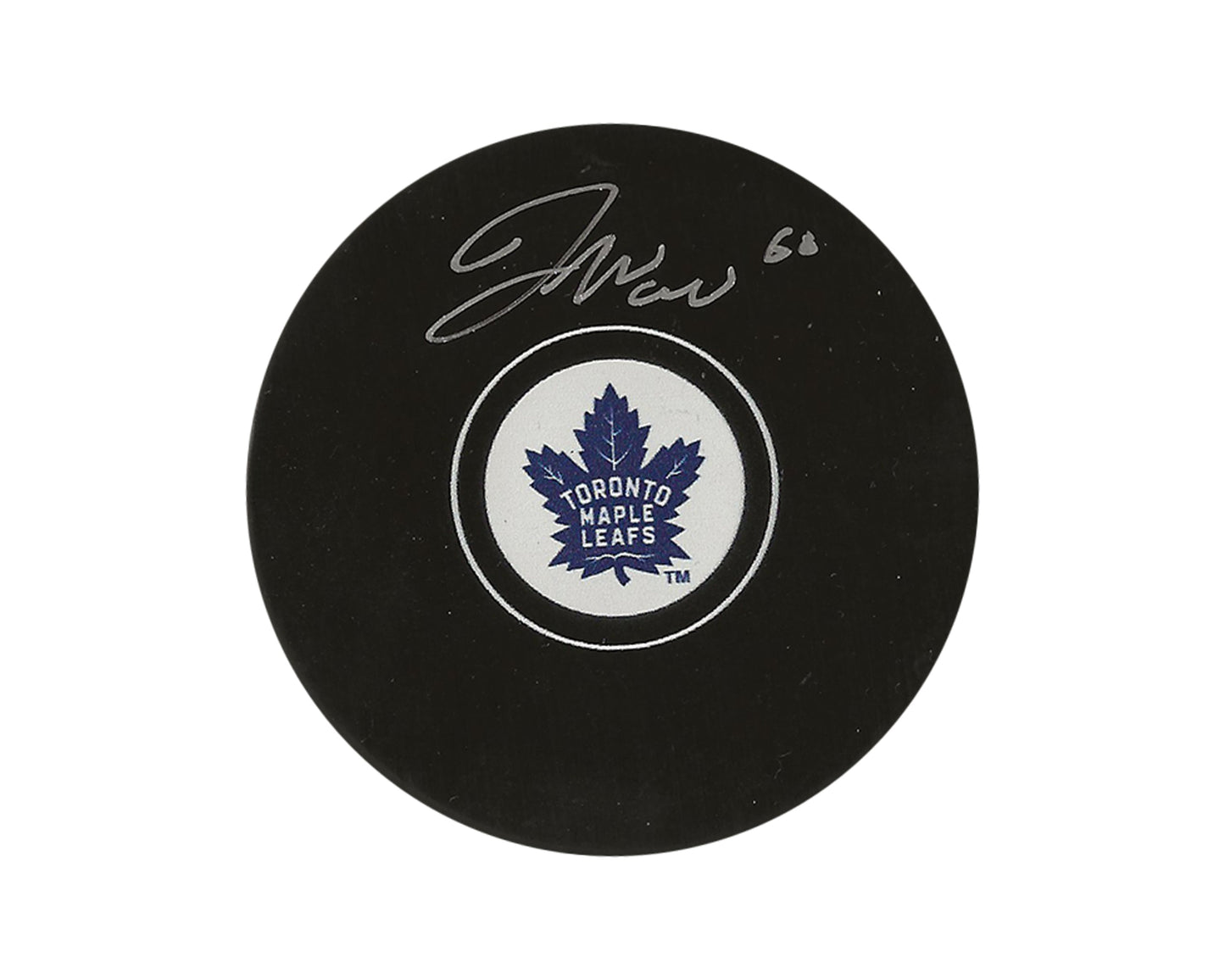 Joseph Woll Autographed Toronto Maple Leafs Autograph Model Puck