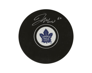 Joseph Woll Autographed Toronto Maple Leafs Autograph Model Puck