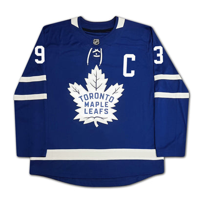 DOUG GILMOUR AUTOGRAPHED TORONTO MAPLE LEAFS BLUE ADIDAS JERSEY – SIGNED NHL HOCKEY MEMORABILIA COLLECTIBLE (SIZE L OR XL)