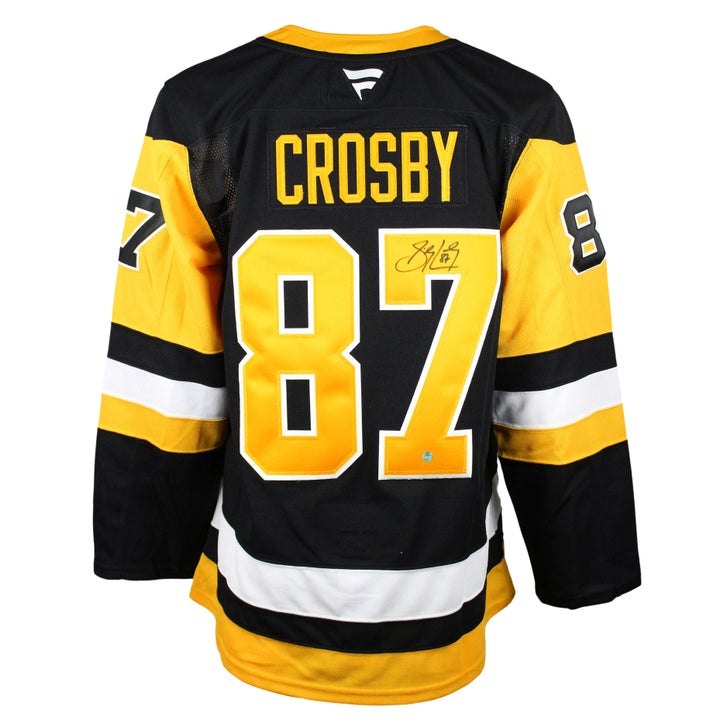 Sidney Crosby Signed Jersey Pittsburgh Penguins Black Fanatics Premium