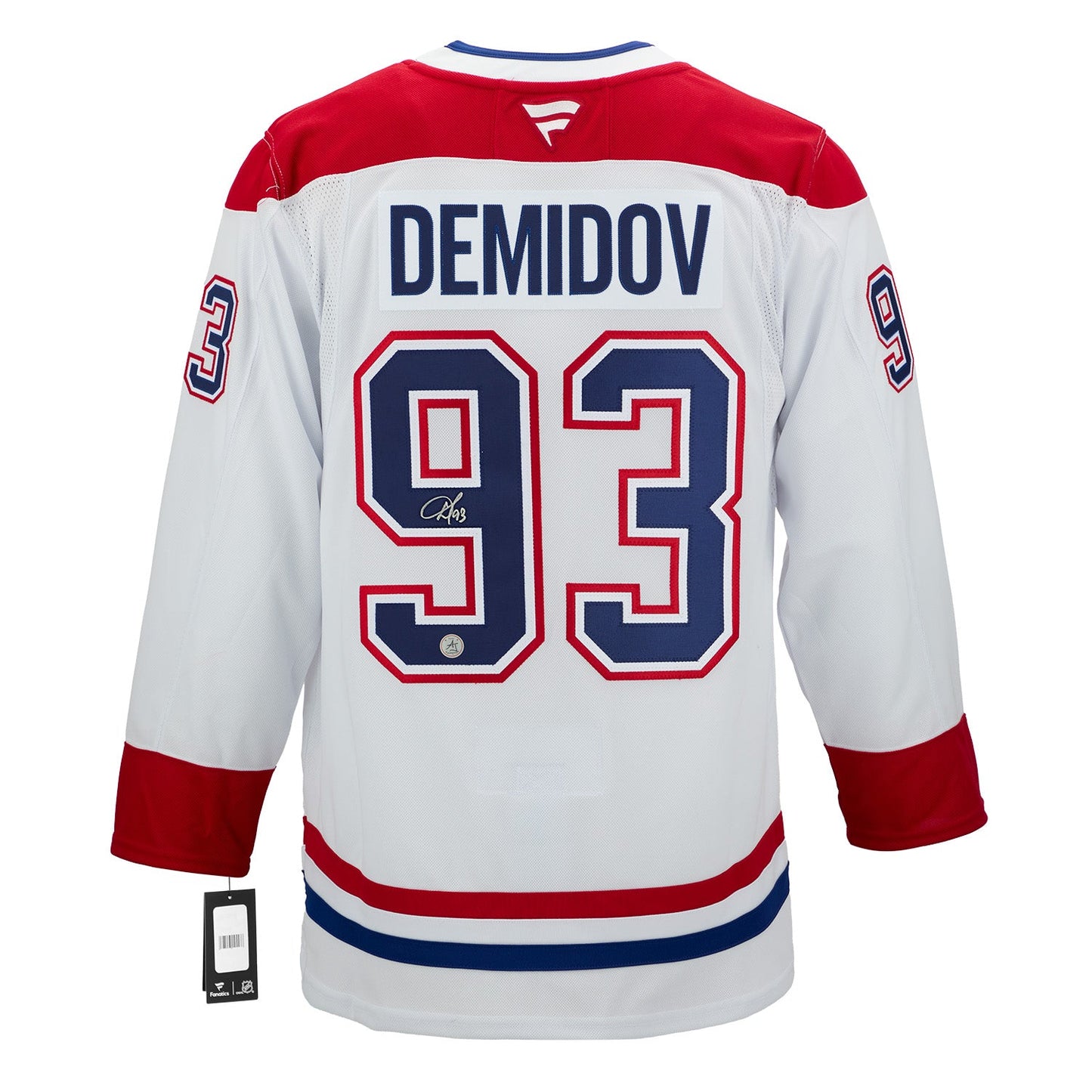 Ivan Demidov Signed Montreal Canadiens White Fanatics Premium Jersey