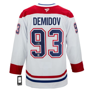 Ivan Demidov Autographed Montreal Canadiens Fanatics Jersey