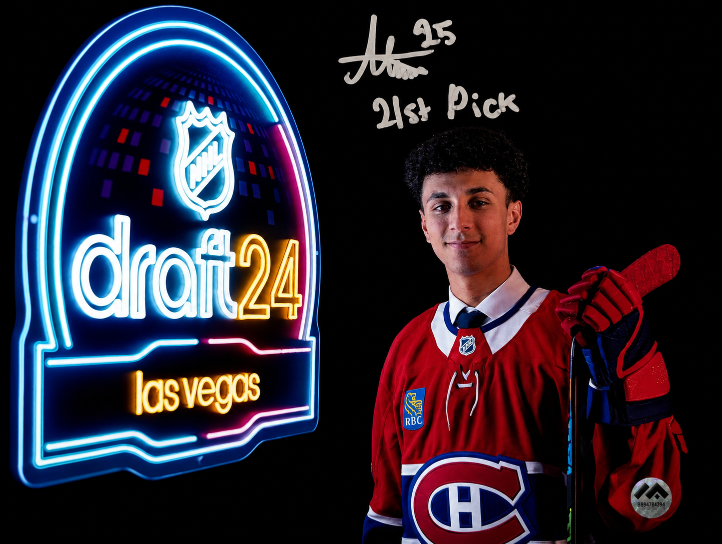 Michael Hage Autographed 8x10 Photo – "21st Pick" Inscription | Memorable Authentic COA