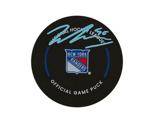 Will Cuylle Autographed New York Rangers Official Game Puck